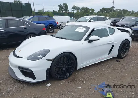 2020 Porsche Cayman Gt4 from USA, damaged, VIN WP0AC2A85LS289459